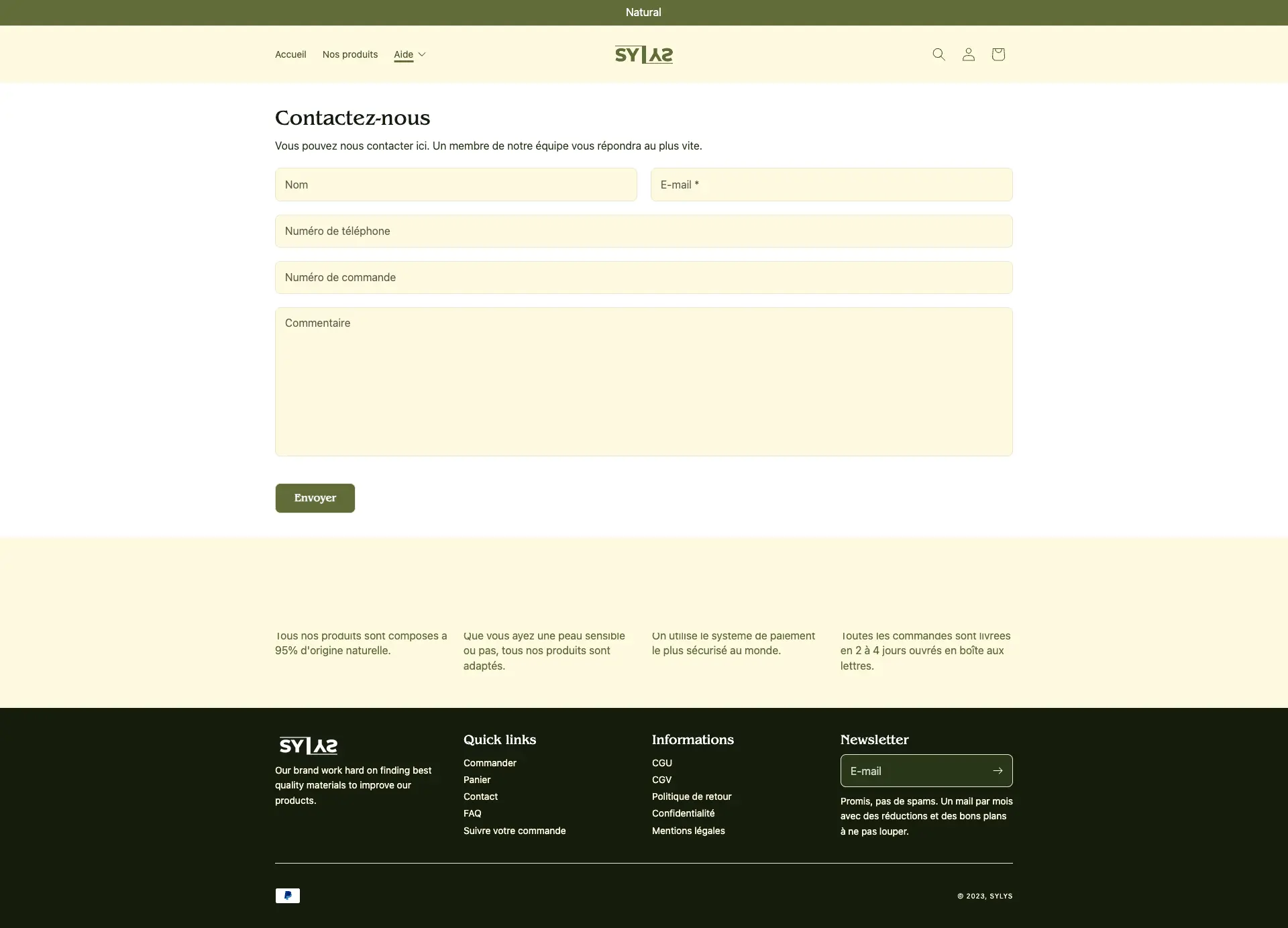 Contact Page